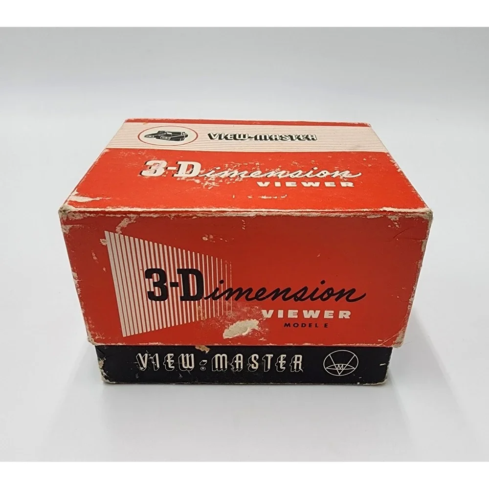 Vintage Sawyer's Viewmaster Viewer View Master Brown with box‎